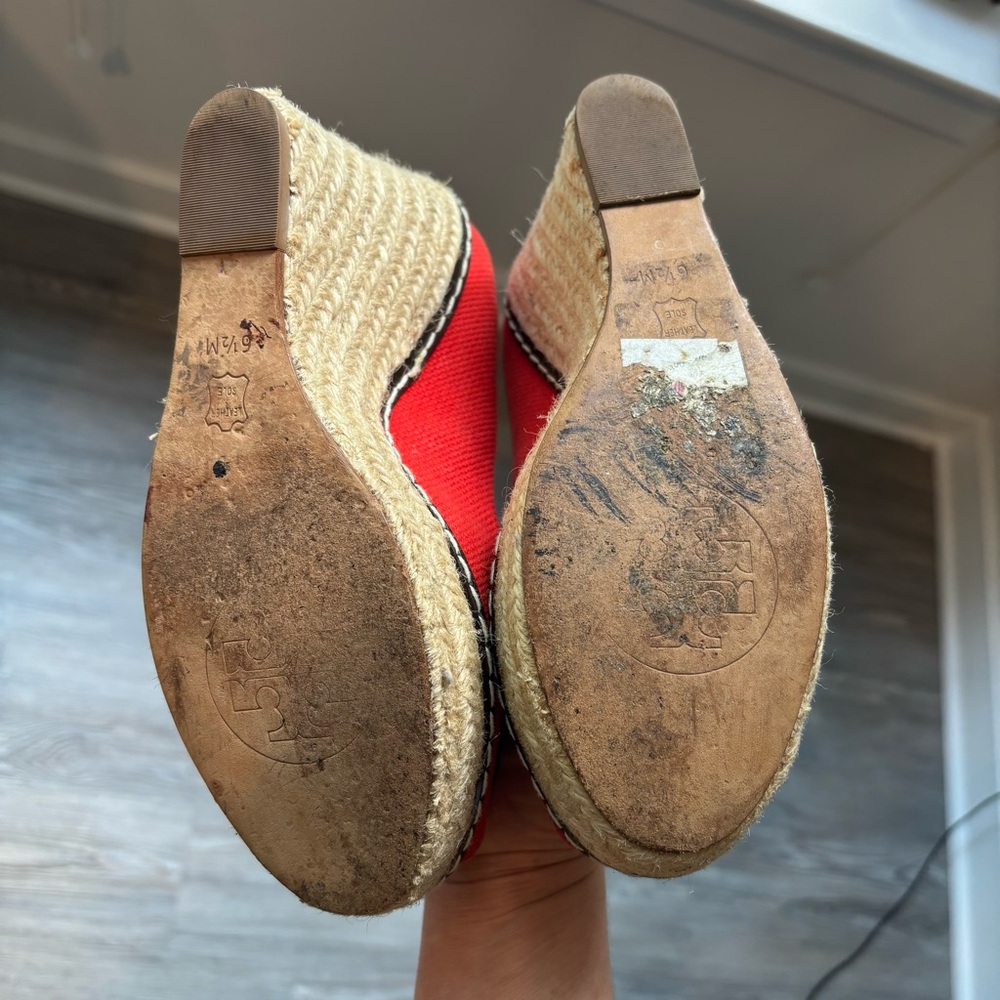 Tory Burch Red Espadrilles - Picture 4 of 6